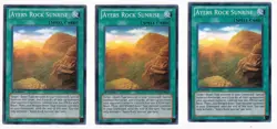 3x Ayers Rock Sunrise - DRLG-EN020 - Super Rare - 1st Edition - Yu-Gi-Oh! x3 - Image 1