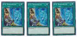 D.D. Borderline - SESL-EN055 - Super Rare - 1st Edition x3 - Image 1