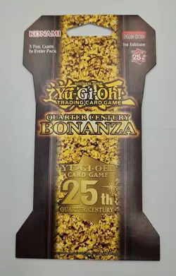 Yu-Gi-Oh! TCG - Sleeved Pack Lot x3: Quarter Century Bonanza, Factory Sealed - Image 3