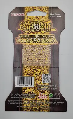 Yu-Gi-Oh! TCG - Sleeved Pack Lot x3: Quarter Century Bonanza, Factory Sealed - Image 4