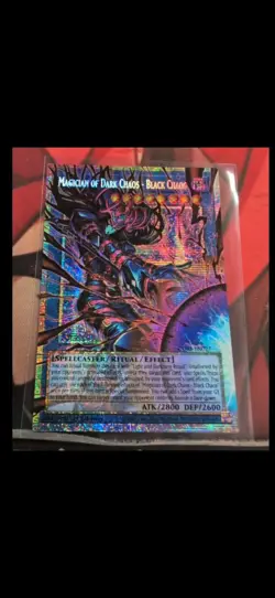 Konami Yu-Gi-Oh! Magician of Dark Chaos-Black Chaos Starlight Rare Foil 1st Ed - Image 1