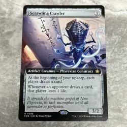 Scrawling Crawler (Extended Art) Foundations Regular MTG FDN 486 - Image 1