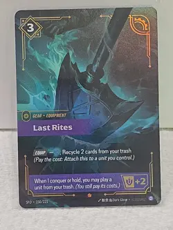 Riftbound League of Legends TCG Spiritforged Last Rites #150/221 - Image 1