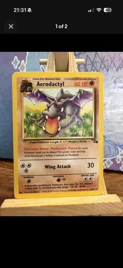 Pokemon TCG Zapdos Base Set 2 Holo Unlimited Rare Card 20/130 plus two cards - Image 3