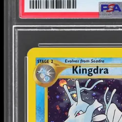 2000 Pokemon Neo Genesis Kingdra #8 PSA 9 1st Edition Holo Mint - Image 4