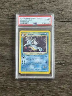 2000 POKEMON NEO GENESIS 1ST EDITION #8 KINGDRA-HOLO PSA 6 - Image 1