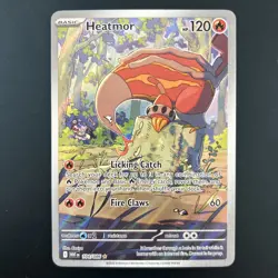 Pokemon TCG Black Bolt White Flare Heatmor 104/086 Full Art Pack Fresh NM/M - Image 1