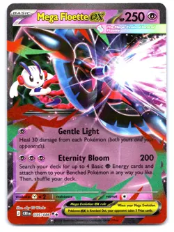 Mega Floette ex 035/086 Double Rare Chaos Rising Pokemon Near Mint - Image 1