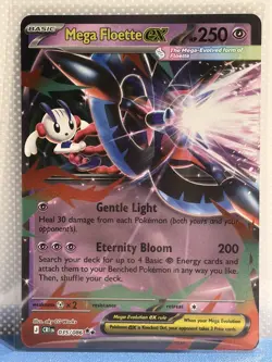 Mega Floette ex 035/086 Rising Chaos Double Rare Pokemon Card - Image 1