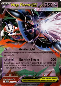 Pokemon Mega Floette ex 035/086 Chaos Rising Double Rare NM - Image 1