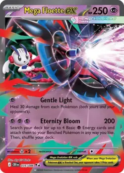 Mega Floette ex - 035/086 - Ultra Rare - Chaos Rising - NM/M - Pokemon Card - Image 1