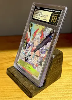2025 Yamato Illustration Box Vol. 2 #016 ST13-016 One Piece EN Foil CGC Pris 10 - Image 3