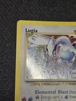Lugia 9/111 Holo Rare Pokemon 2000 Neo Genesis MP - Image 2