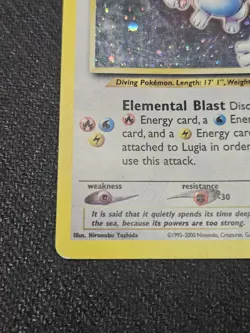 Lugia 9/111 Holo Rare Pokemon 2000 Neo Genesis MP - Image 5