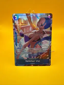 One piece TCG EB04-025 Nefeltari Vivi Alternate Art OP14 Azure Sea’s Seven Foil - Image 1