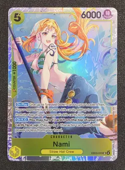 Nami EB03-053 SR NM One Piece Heroines English - Image 1