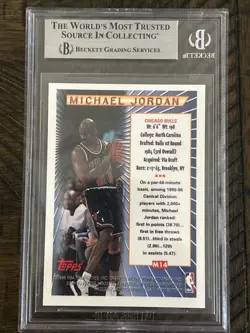 Michael Jordan 1996-97 Topps Mystery Finest #M14 Borderless BGS 8.5 with 2 10's! - Image 2