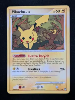 Pikachu 94/123 Mysterious Treasures Pokemon LP - Image 1