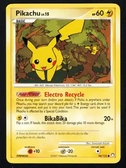 Pikachu Common Mysterious Treasures 94/123 LP - Image 1