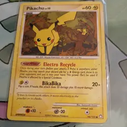 Pikachu 94/123 Common Diamond & Pearl Mysterious Treasures LP Pokemon - Image 1