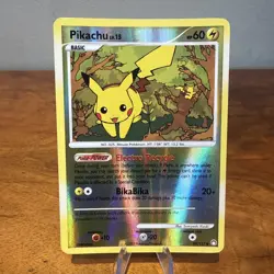 Pikachu 94/123 Common Mysterious Treasures Pokemon Reverse Holo LP - Image 1