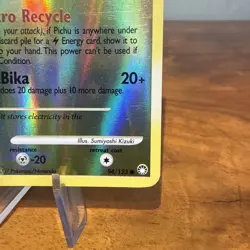 Pikachu 94/123 Common Mysterious Treasures Pokemon Reverse Holo LP - Image 4