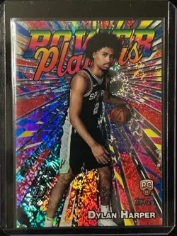 2025 Topps Basketball - Dylan Harper #PP-17 Power Players Holo Foil (RC) - Image 1