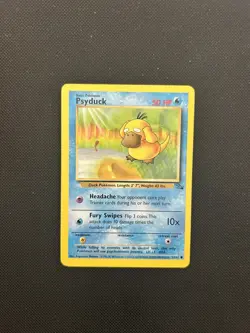 Psyduck 53/62 | Base Set Fossil | Non Holo Pokemon Card LP - Image 1