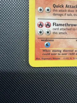 Pokemon WOTC TCG Flareon 19/64 Jungle Non Holo Rare LP Sun Damage - Image 2