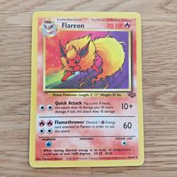 Flareon 19/64 Jungle Pokemon Card TCG Non Holo Rare (LP) Vintage WOTC 1999 - Image 1