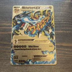 Pokemon MCharizard EX Mega Metal Full Art Holo Ultra Rare 230 HP ENG - Image 1