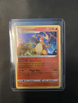 Pokemon TCG Charizard Vivid Voltage 025/185 Holo Exclusive Cracked Ice Holo - Image 1