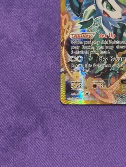 Pokemon TCG Shaymin EX 077A/108 Alternate Art Full Art Holo Promo EN - Image 5