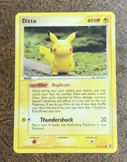 Ditto (Pikachu) 63/113 Delta Species Common Pokemon Card - Image 1