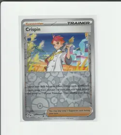 Pokemon TCG Crispin 105/131 - Prismatic Evolutions Reverse Holo - NM - Image 1