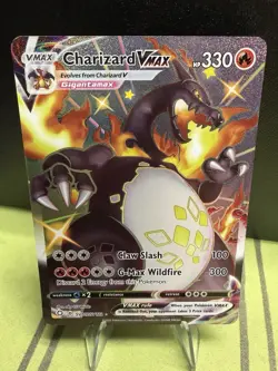 Pokemon Charizard VMAX SV107/SV122 Shining Fates Holo - Image 1
