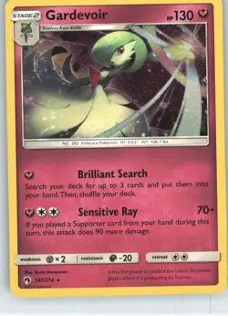 Gardevoir 141/214 Holo Rare Lost Thunder Pokemon Near Mint - Image 1