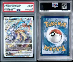 2023 POKEMON SWORD & SHIELD CROWN ZENITH #GG44 FULL ART/MEWTWO VSTAR PSA 10 - Image 3