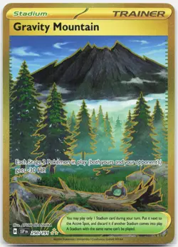 Gravity Mountain 250/191 Hyper Rare Surging Sparks Pokemon Holo Near Mint - Image 1
