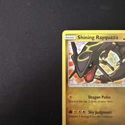 Shining Rayquaza Holo 56/73 Pokemon Card TCG SM Shining Legends Near Mint - Image 3