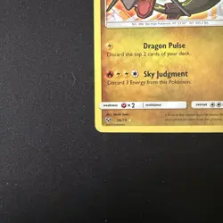 Shining Rayquaza Holo 56/73 Pokemon Card TCG SM Shining Legends Near Mint - Image 5