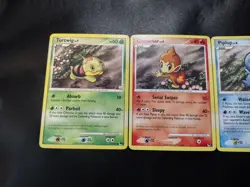 Pokemon TCG Pop Series 9 Card Set - Piplup 16, Turtwig 17, Chimchar 13 - LP - Image 2
