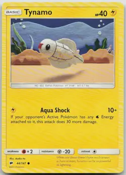 Tynamo 44/147 Burning Shadows Common Pokemon MP - Image 1