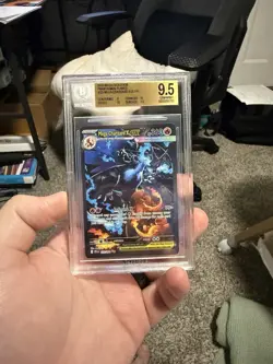2025 POKEMON PHANTASMAL FLAMES #125/094 MEGA CHARIZARD X EX SIR BGS 9.5 - Image 1