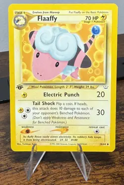Flaaffy 28/64 1st Edition - Pokemon Neo Revelation - Image 1