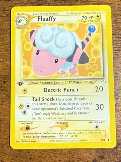 Flaaffy 28/64 1st Edition - Pokemon Neo Revelation - Image 3
