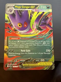 Mega Gengar EX 125/217 Ascended Heroes Pokemon TCG Near Mint - Image 1