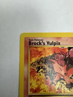 Pokemon Brock's Vulpix 37/132 Gym Challenge Uncommon Basic 50 HP English 2000 - Image 2