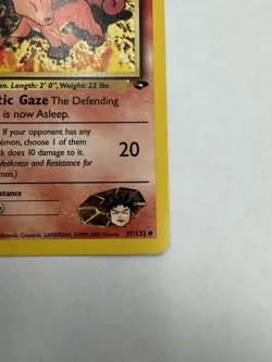Pokemon Brock's Vulpix 37/132 Gym Challenge Uncommon Basic 50 HP English 2000 - Image 4