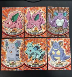 Topps Pokemon Nidoran Line Lot 6 #29-34 Holo Nidoking - Image 1